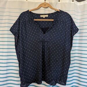 Loft brand Notched neckline blouse